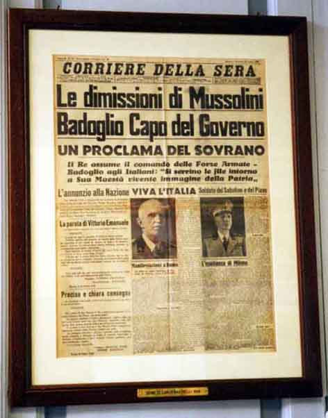 Corriere della Sera, 26 luglio 1943